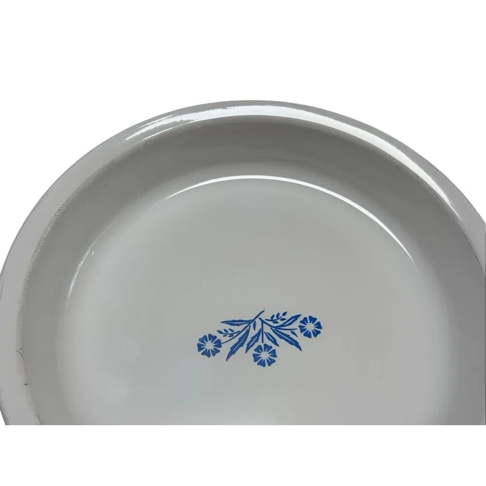 Vintage Corning Ware Blue Cornflower P-309 Pie Plate Dish 9” Made in USA